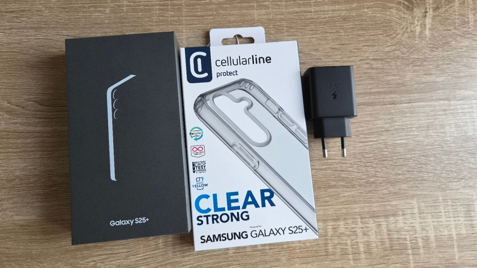 Samsung S25 Plus 256GB Grijs + Hoesje! + Factuur! + Adapter!, Telecommunicatie, Overige modellen, Overige kleuren, Touchscreen