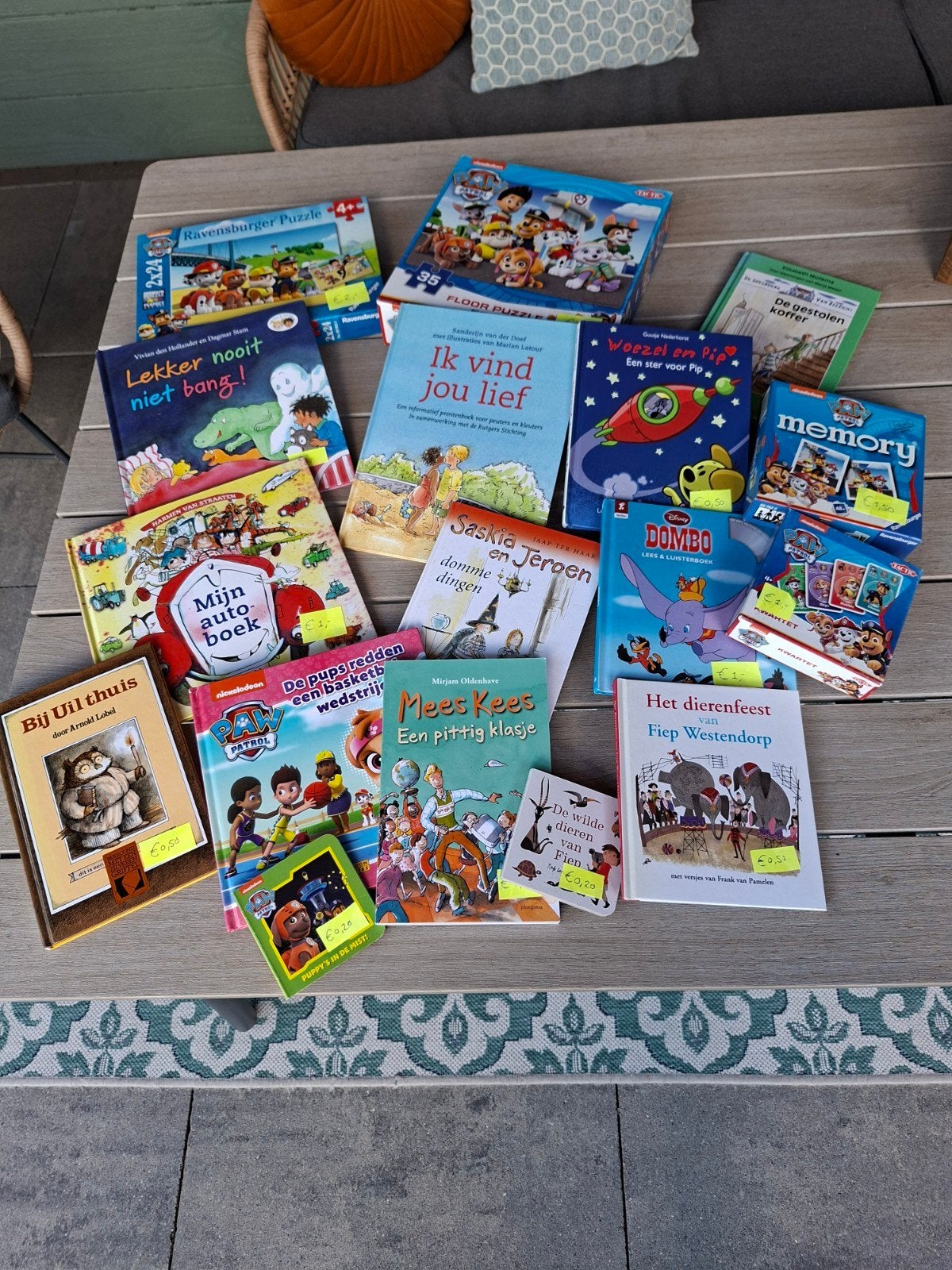 Grote collectie kinderboeken en puzzels, Ophalen of Verzenden, Gelezen, Fictie algemeen