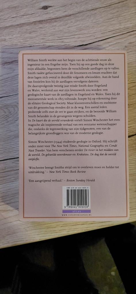 De kaart die de wereld veranderde - Simon Winchester (boek), Boeken, Atlassen en Landkaarten, Gelezen, Simon Winchester, Overige typen