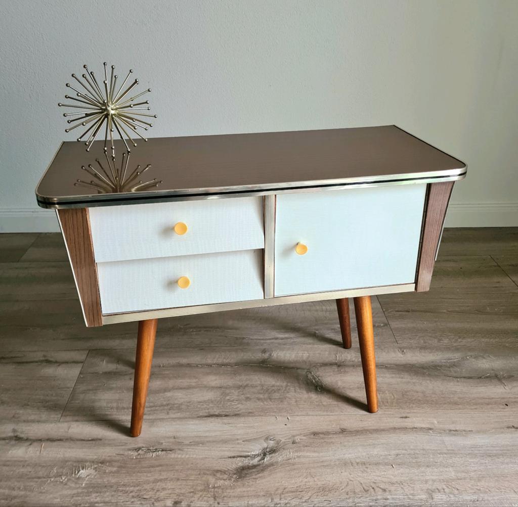 Vintage retro wandkast kast kastje dressoir formica, Ophalen of Verzenden, Huis en Inrichting