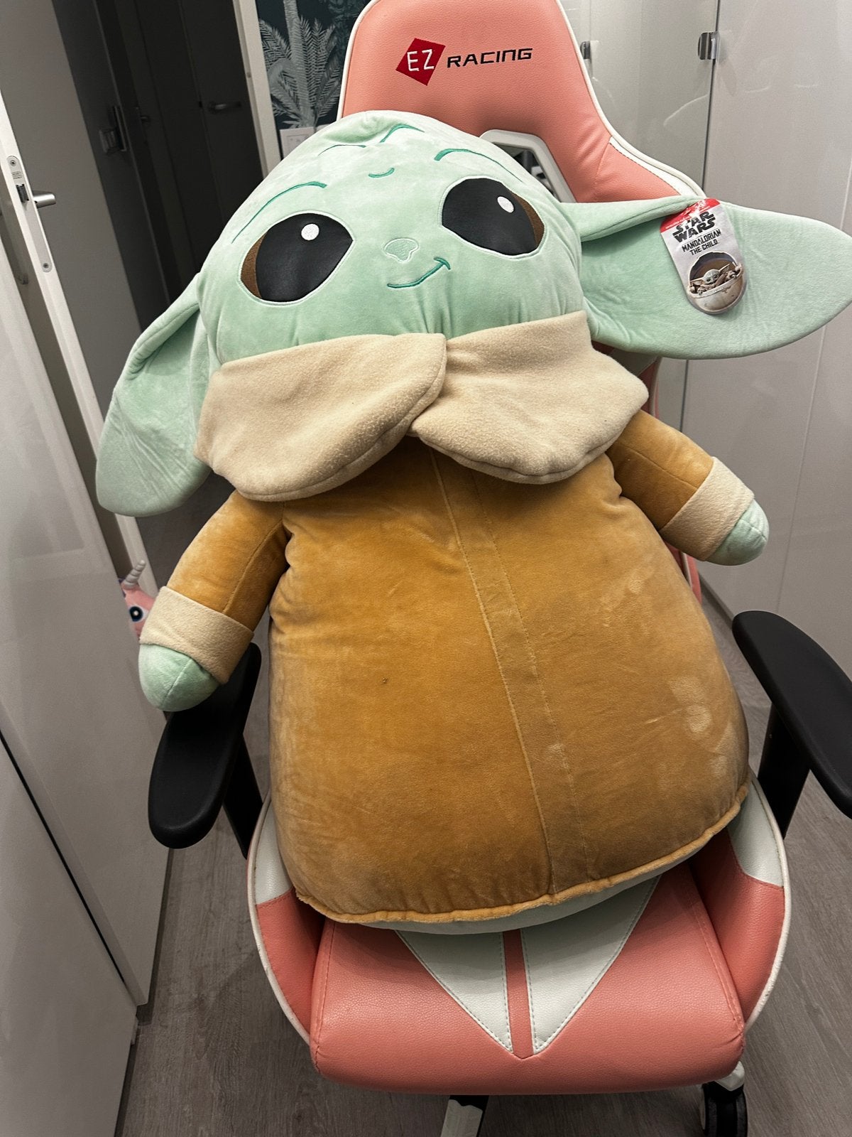 Grote Star Wars The Mandalorian The Child (Baby Yoda) knuffe, Ophalen, Groen, Overige merken, Overige typen