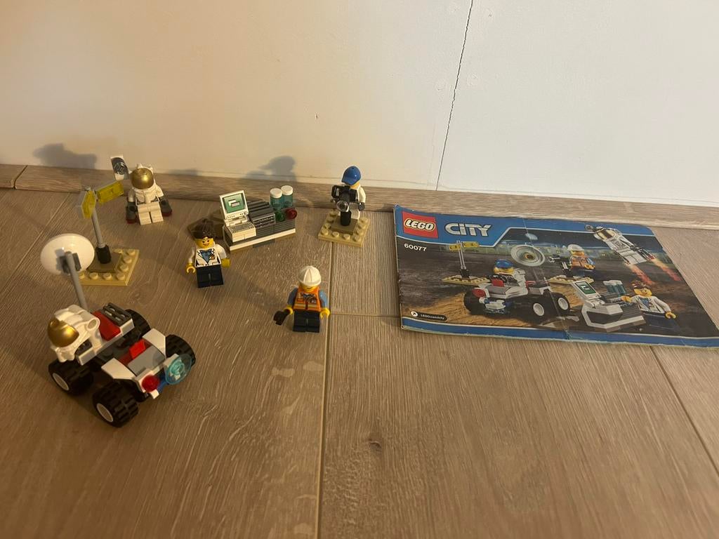 Lego City 60077 Ruimtevaart Starterset, City, Ophalen of Verzenden, Zo goed als nieuw, Complete set
