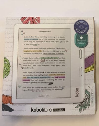 Kobo Libra Colour e-reader z.g.a.n. met doos, Computers en Software, Verzenden, Kobo, Kobo, Zo goed als nieuw