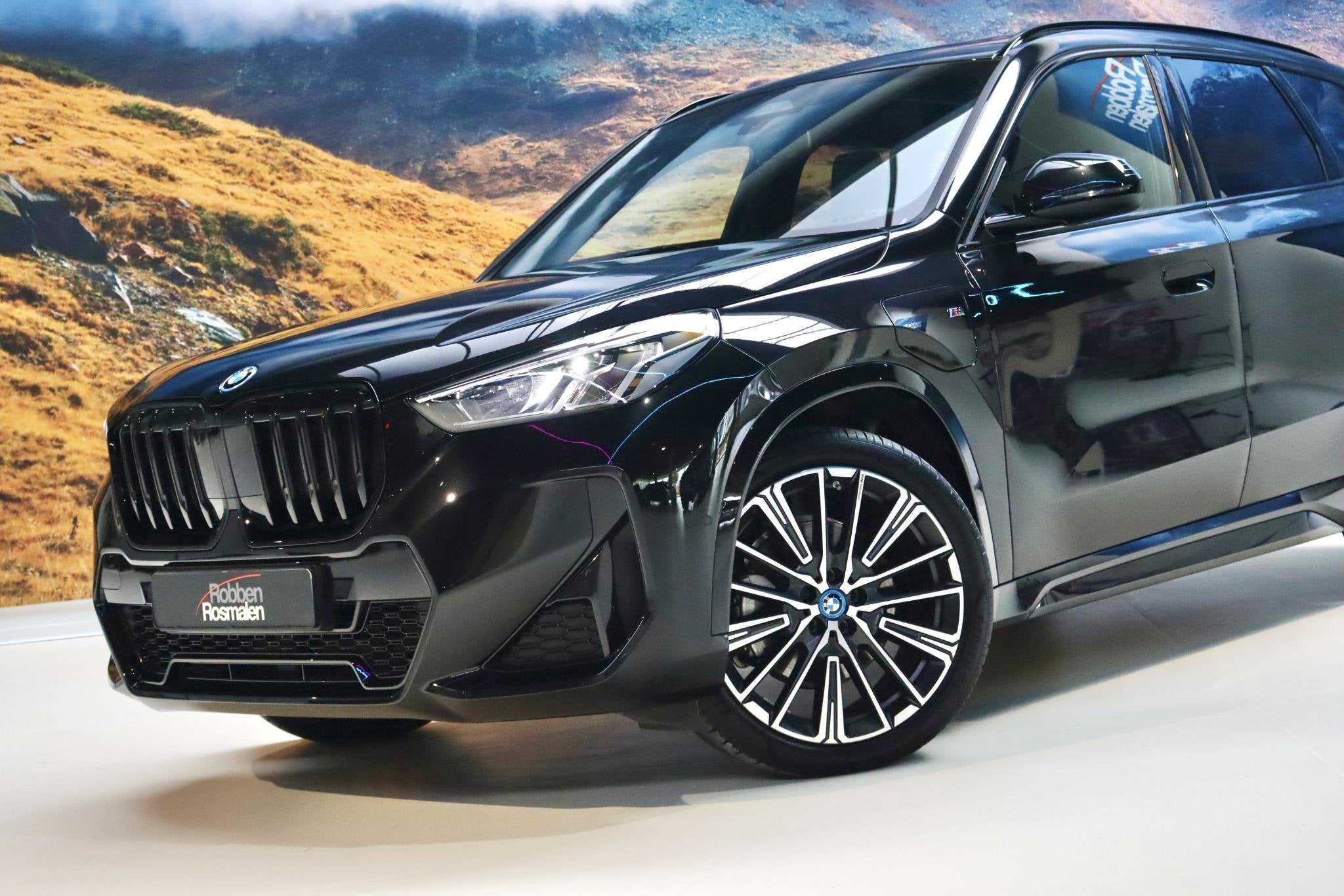 BMW X1 xDrive25e M Sport|PANO|TrkHk|LEDER|20'', Auto's, BMW, Gebruikt, 16 kWh, Automatische klimaatregeling, Bedrijf