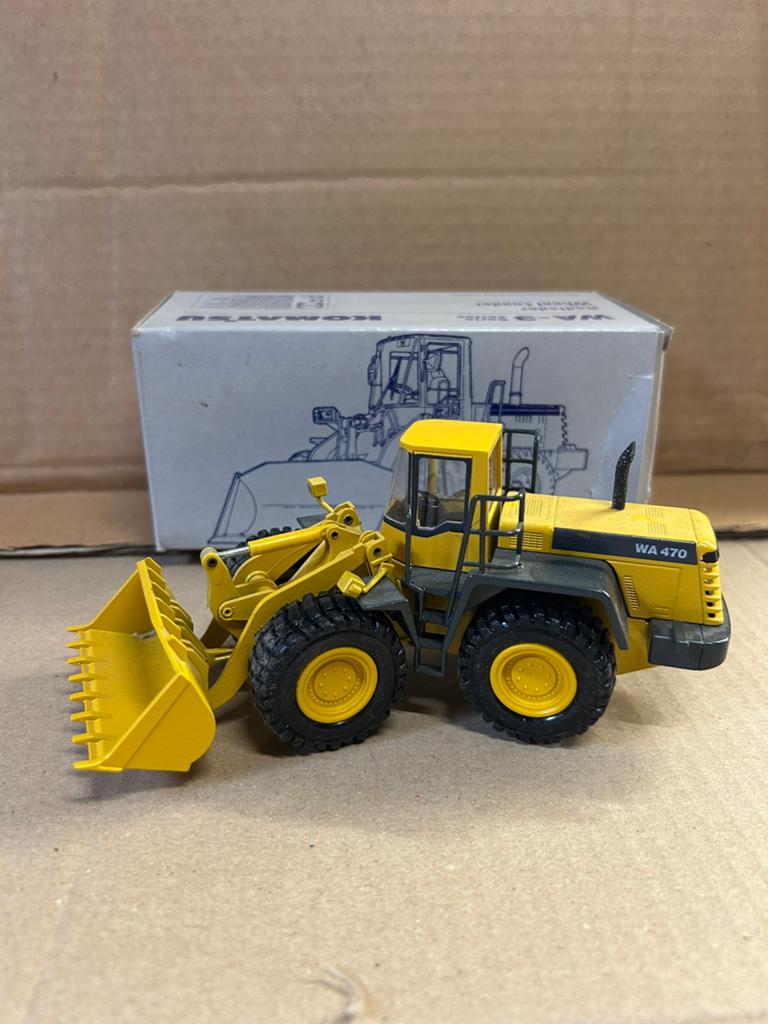 Komatsu WA 470 Wiellader Model - Zo goed als nieuw, Overige merken, 1:50 of kleiner, Overige typen, Ophalen of Verzenden