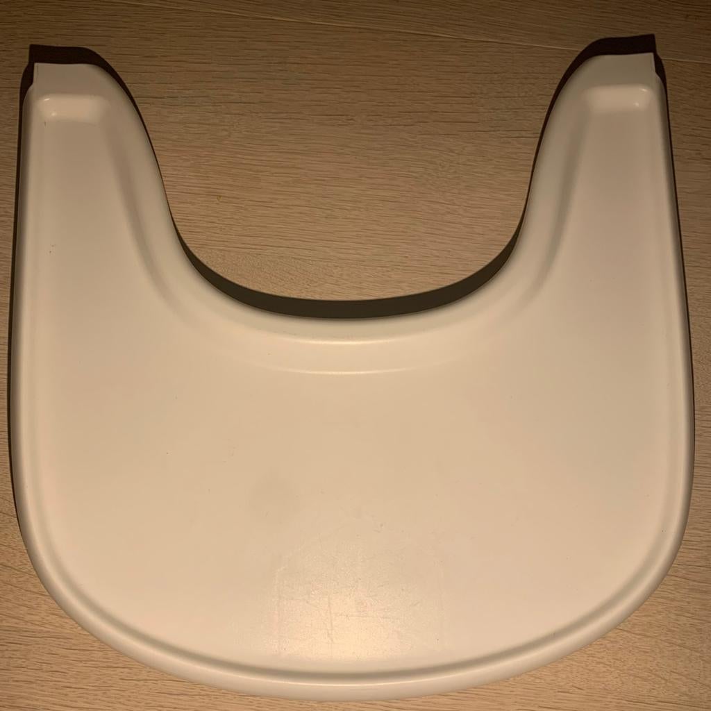 Stokke Tripp Trapp Tray - Wit, Ophalen of Verzenden, Gebruikt, Meegroeistoel, Afneembaar eetblad