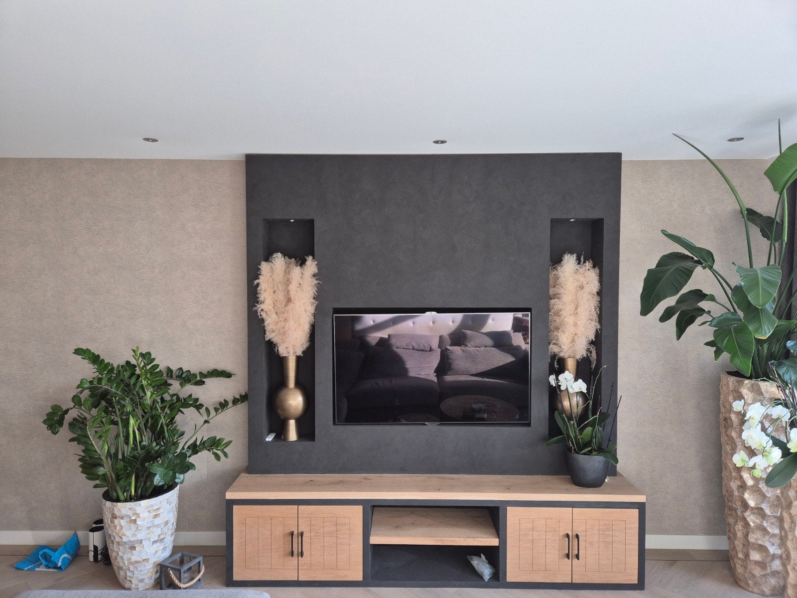 Tv meubel, Huis en Inrichting, Tafels | Eettafels, Ophalen of Verzenden, Zo goed als nieuw