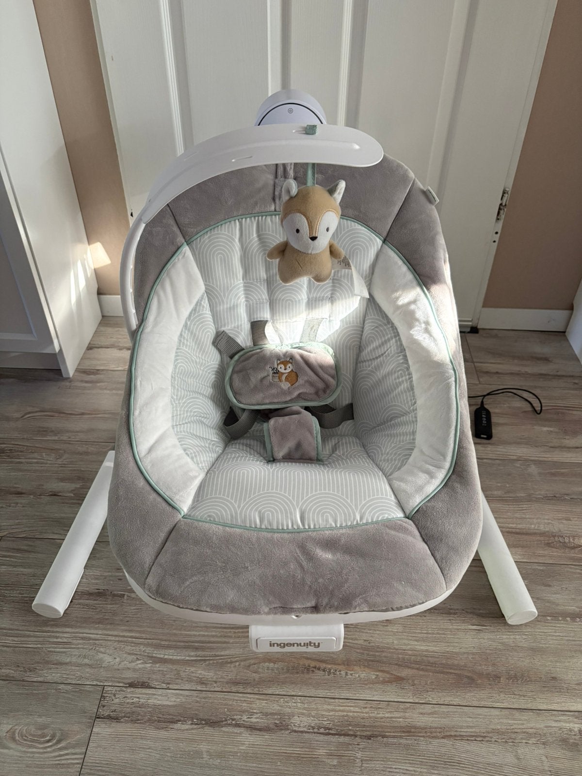 Elektrische schommelstoel, Kinderen en Baby's, Schommelstoel, Ophalen, Overige merken, Met gordel(s) of riempje(s)