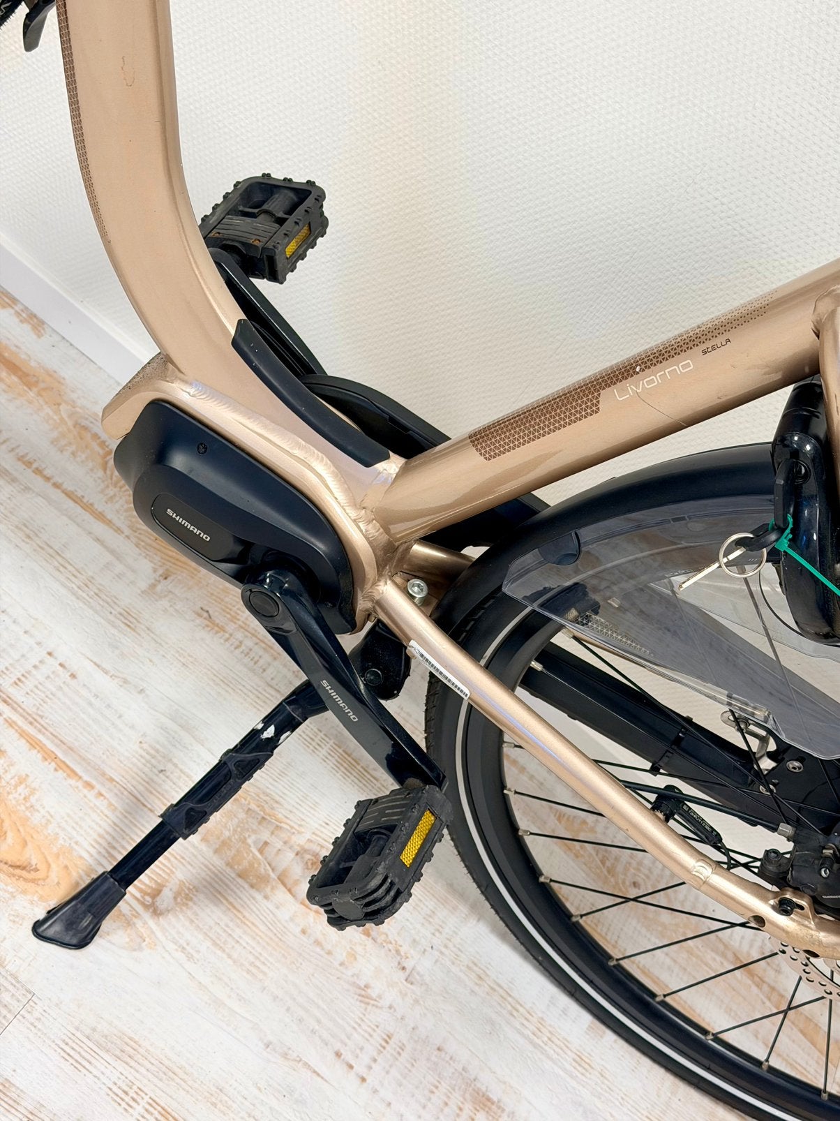 Stella Livorno Gold middenmotor Shimano Steps Automaat 504Wh, Overige merken, Info@handelsbedrijfotte.nl, STELLA, Ophalen of Verzenden