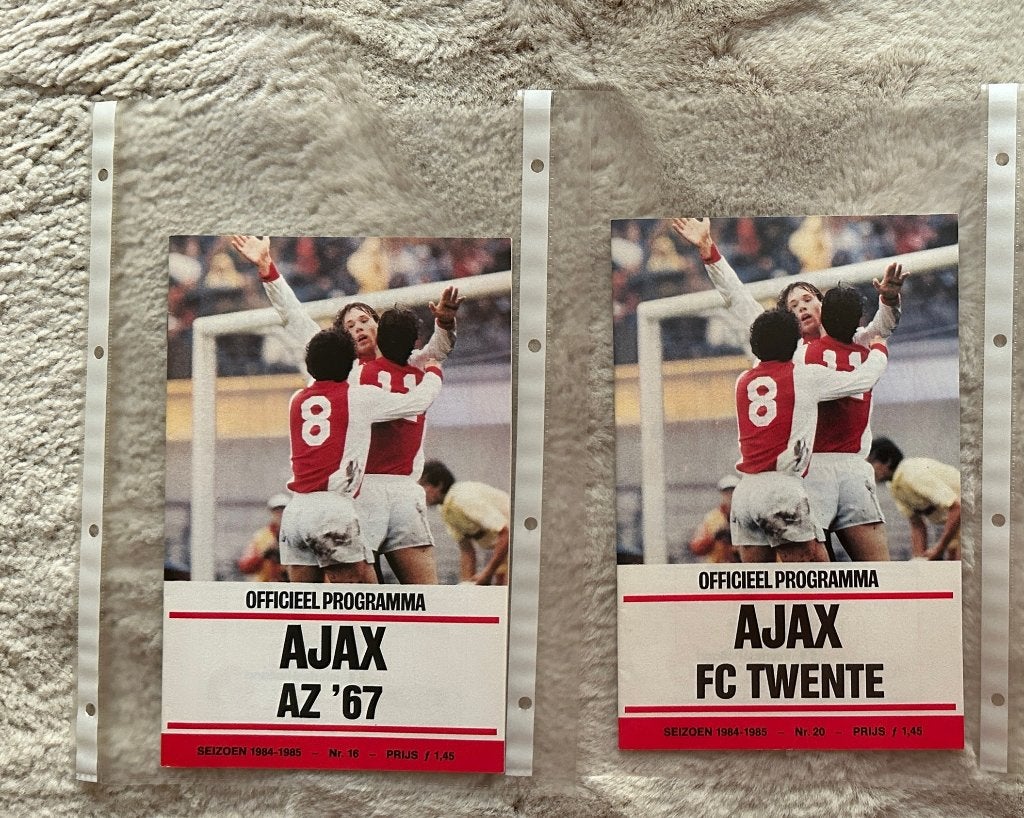 Officieel programma boekje Ajax 1984-1985, Verzamelen, Ophalen of Verzenden, Zo goed als nieuw, Ajax, Boek of Tijdschrift