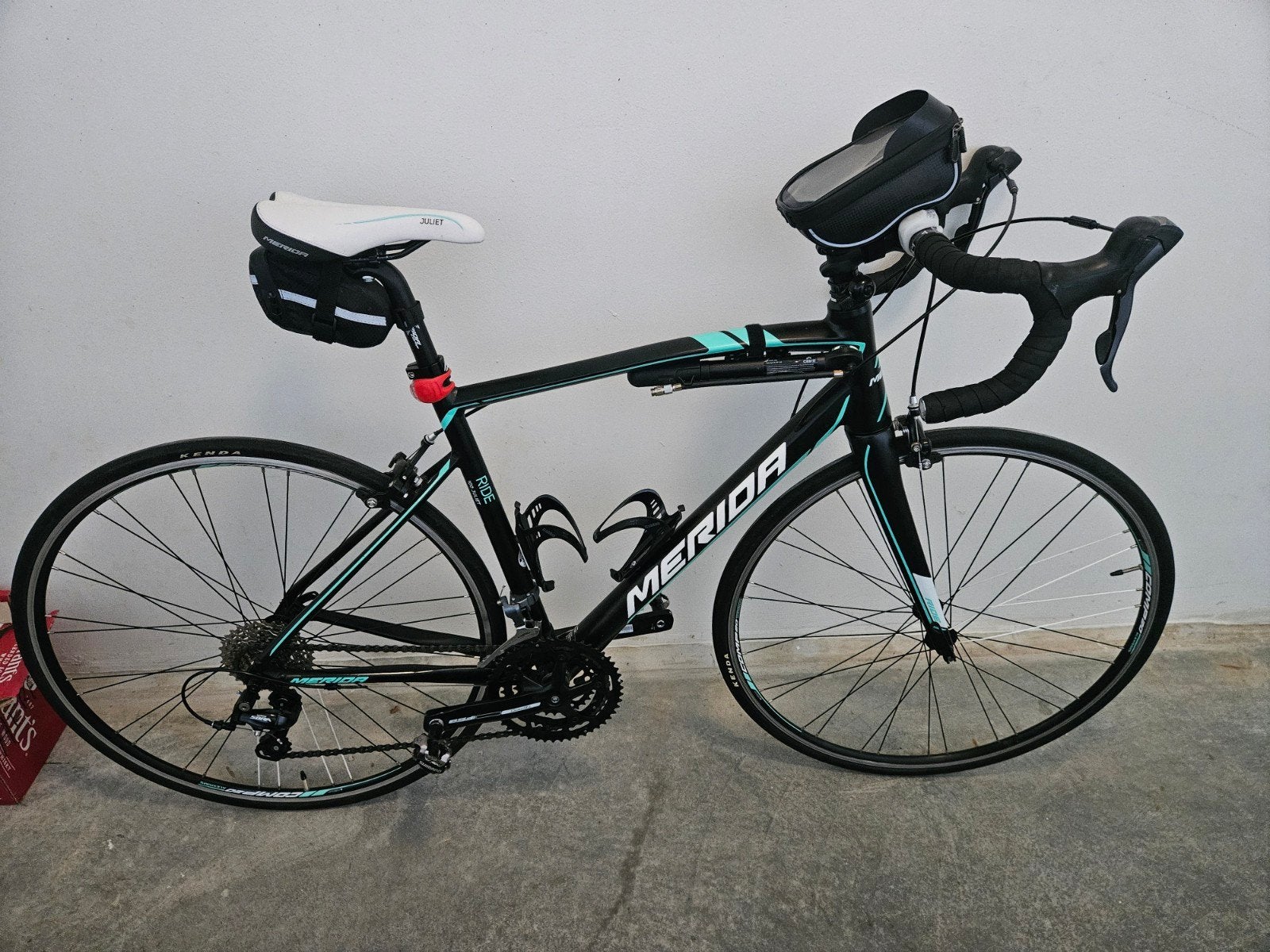 Racefiets, Fietsen en Brommers, 28 inch, Velgrem, Aluminium, Zo goed als nieuw