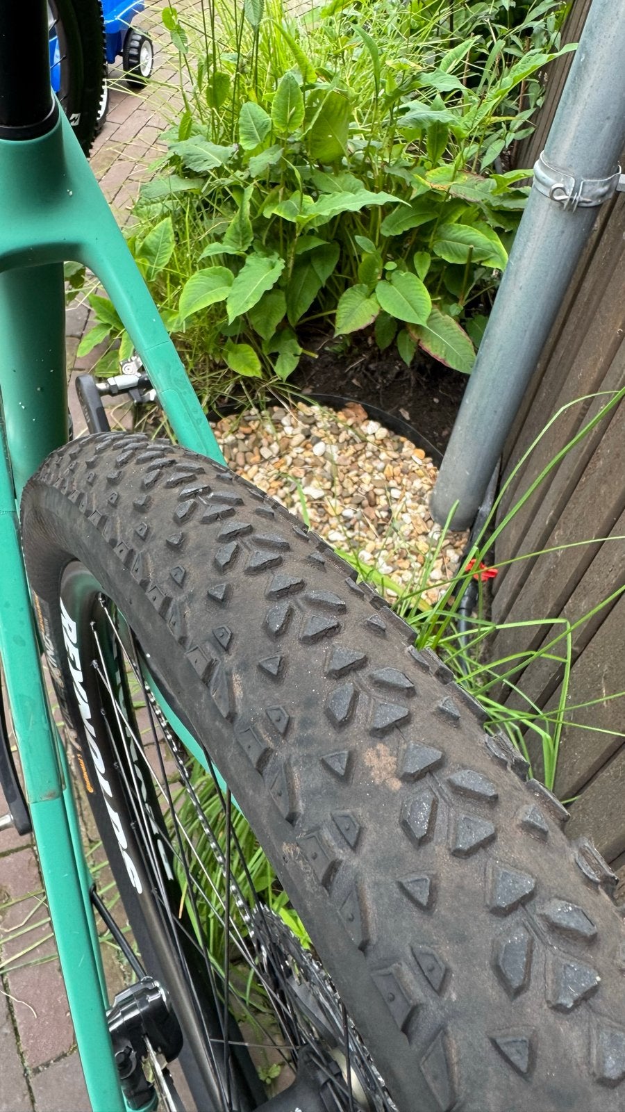 2x Continental Race King banden (waarvan 1 geplakt), Gebruikt, Band, Ophalen of Verzenden, Mountainbike