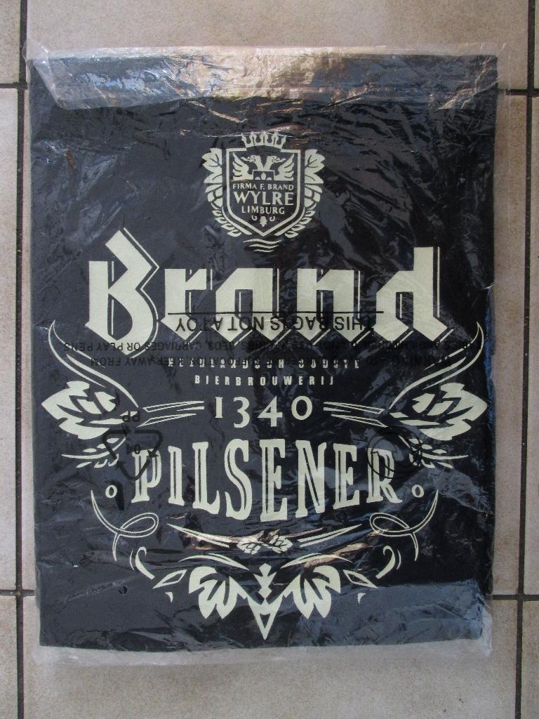 Brand Bier Pilsener: nieuwe heupschort apron long black., Ophalen of Verzenden, Nieuw, Kleding, Brand