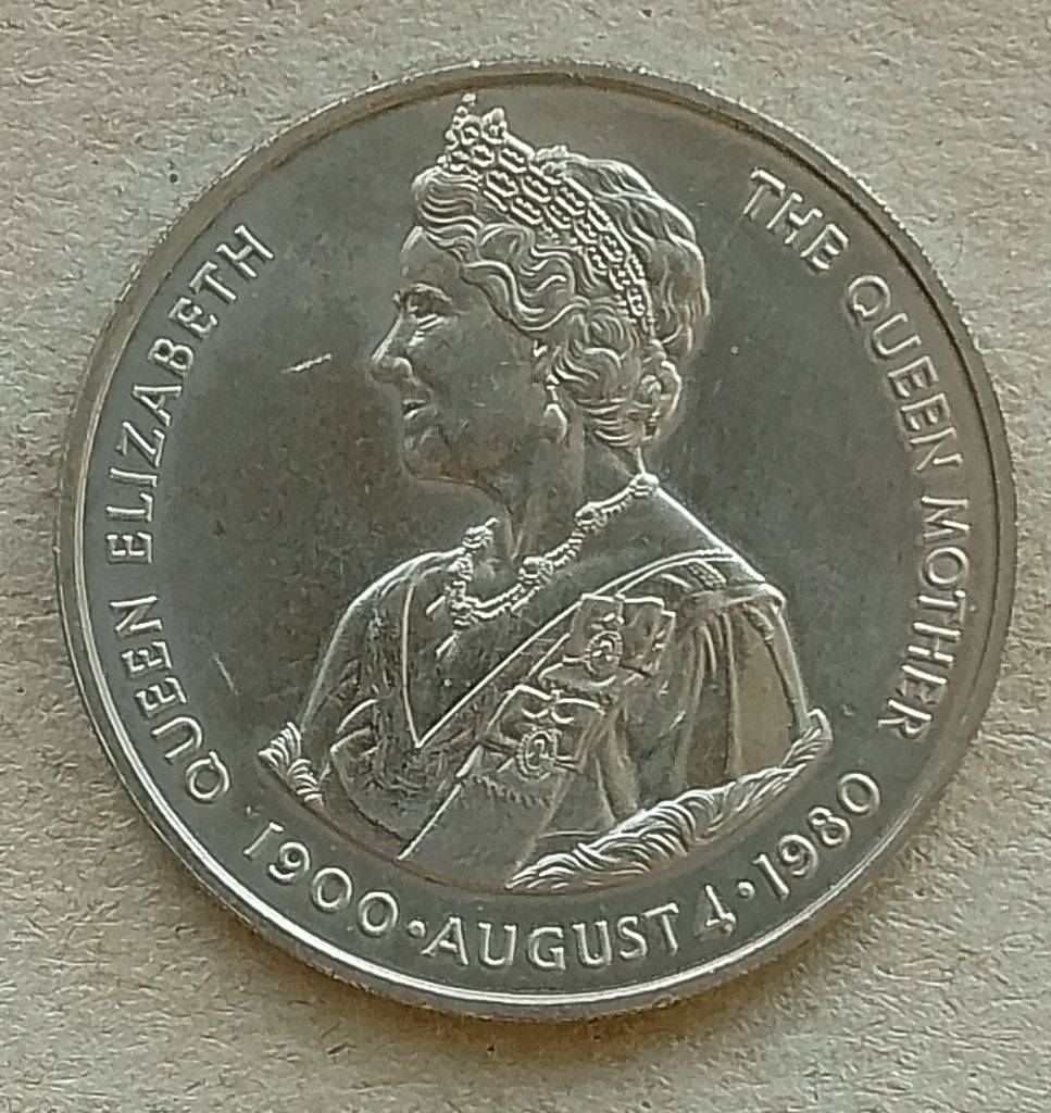 Falkland Islands, 50 pence ND (1980). koper/nikkel., Ophalen of Verzenden, Zuid-Amerika, Losse munt