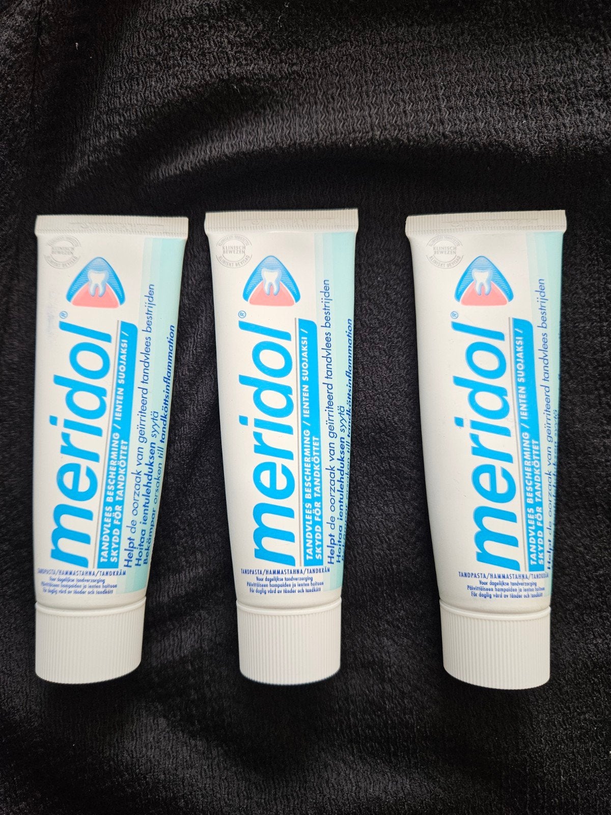 3 Nieuwe Meridol Tandpasta Tubes, Ophalen of Verzenden, Nieuw, Tandpasta