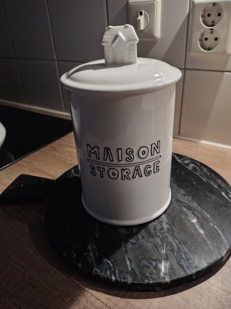 Riviera Maison storage pot, Overige materialen, Overige merken, Overige typen, Ophalen of Verzenden