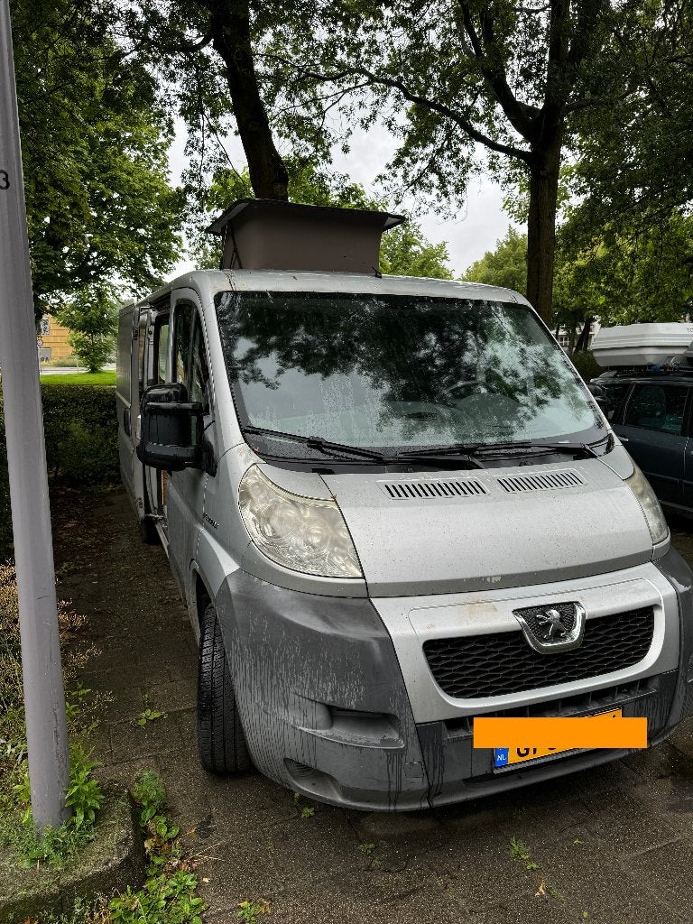 Peugeot Boxer L2H1 zelfbouw camper | vast bed | hefdak, Chemisch toilet, Buscamper of Camperbus, Tot en met 2, Particulier