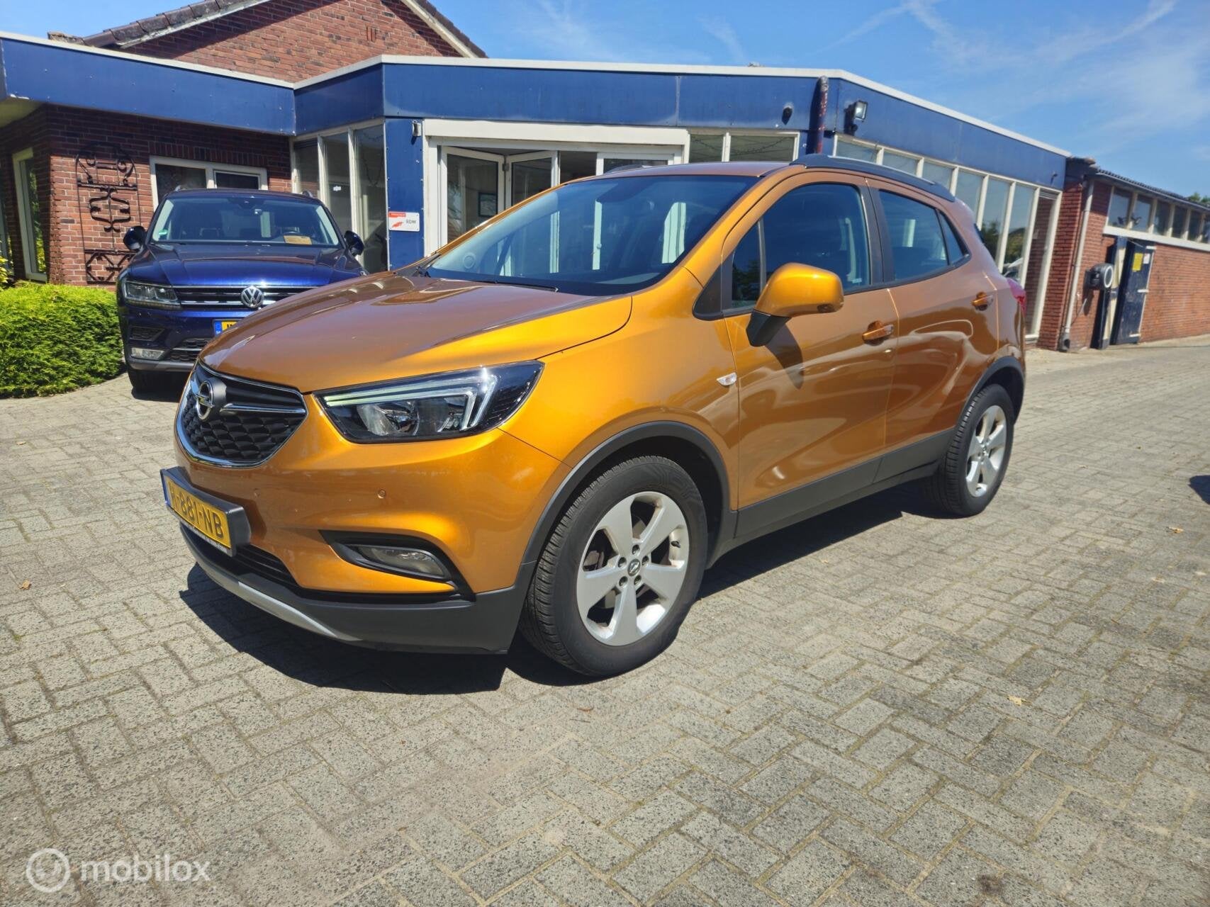 Opel Mokka X 1.4 Turbo Online Edition, Auto's, Voorwielaandrijving, Gebruikt, Euro 6, Bruin