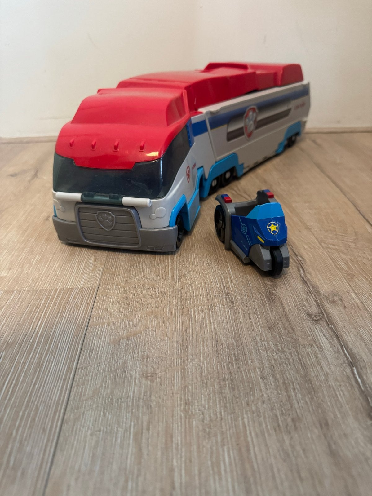 Paw Patrol Patroller met Chase motor en lanceerbaan, Ophalen, Gebruikt