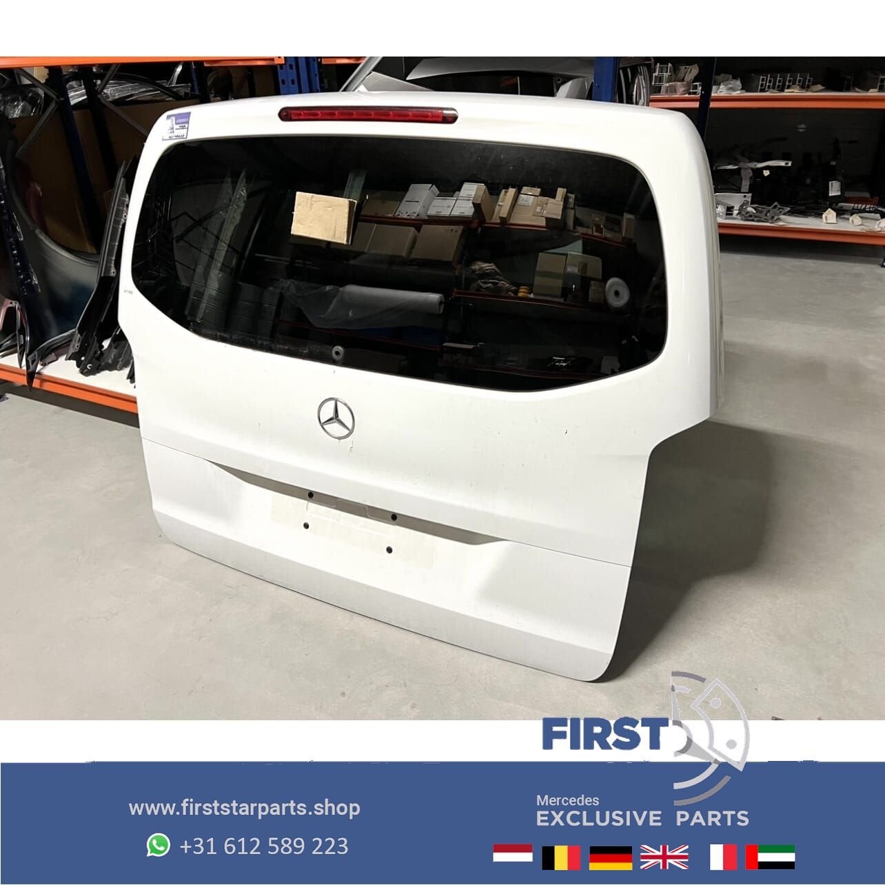 W447 V KLASSE ACHTERKLEP COMPLEET ORIGINEEL Mercedes 2014-20, Gebruikt, -, Ophalen of Verzenden, Bumper