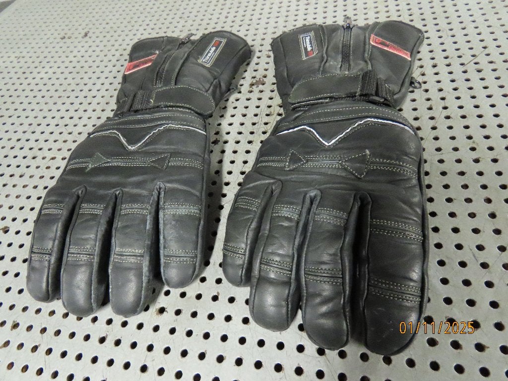 Paar motorhandschoenen zwart leder Hipora Handschoenen, Ophalen of Verzenden, Hipora, Hipora, Handschoenen