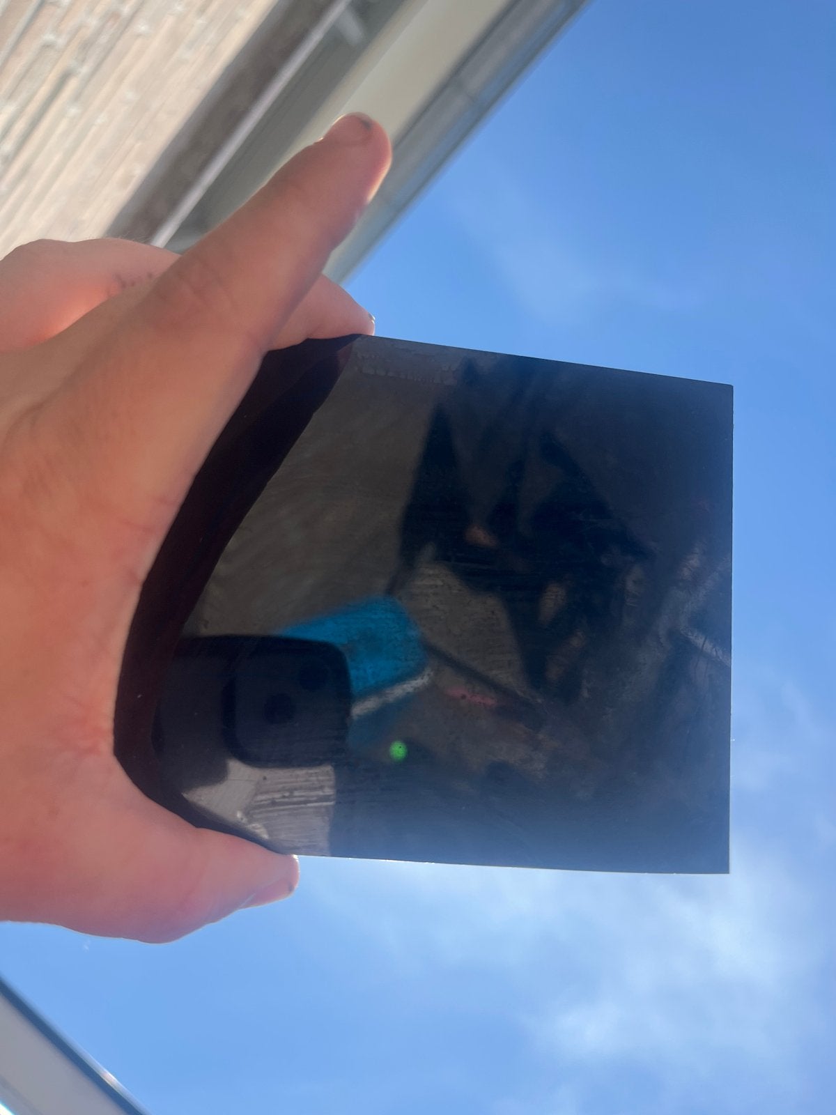 Lasglas 14 DIN - Perfect voor zonsverduistering, Lasfilter, Ophalen of Verzenden, Zo goed als nieuw