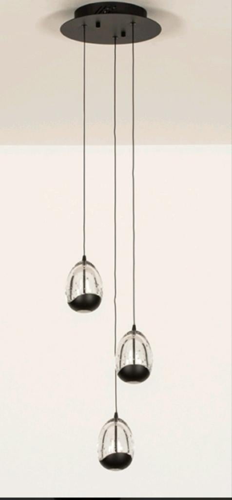 Hanglamp Clear egg met 3 lampen., Ophalen of Verzenden, Minder dan 50 cm