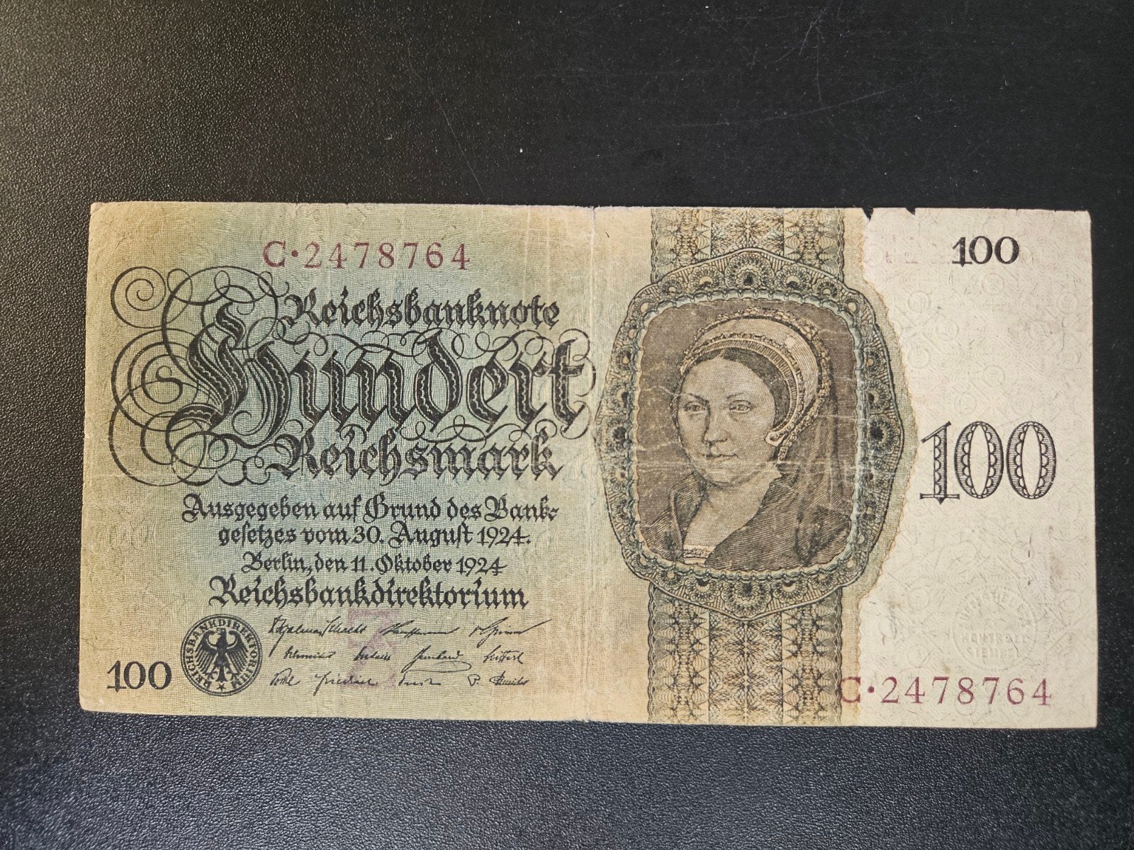 Duitsland pick 178 1924       3, Ophalen of Verzenden, Duitsland, Los biljet