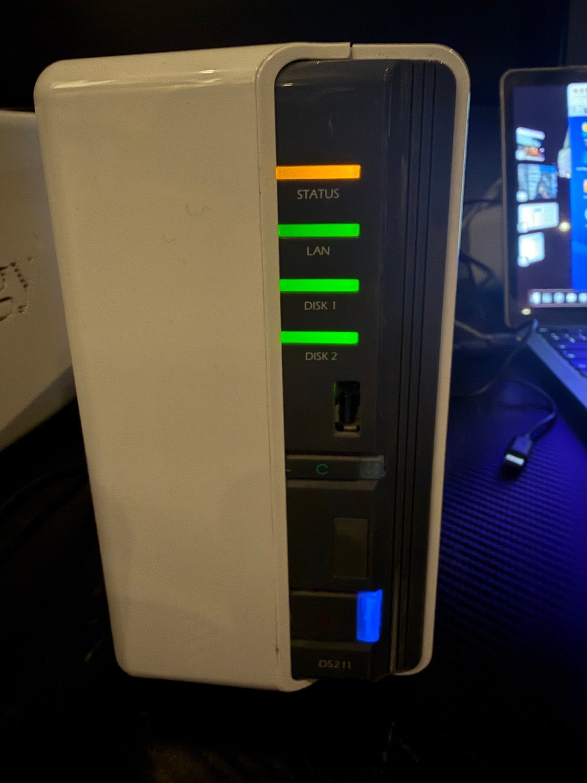 Synology DS211, Computers en Software, Ophalen of Verzenden, Gebruikt