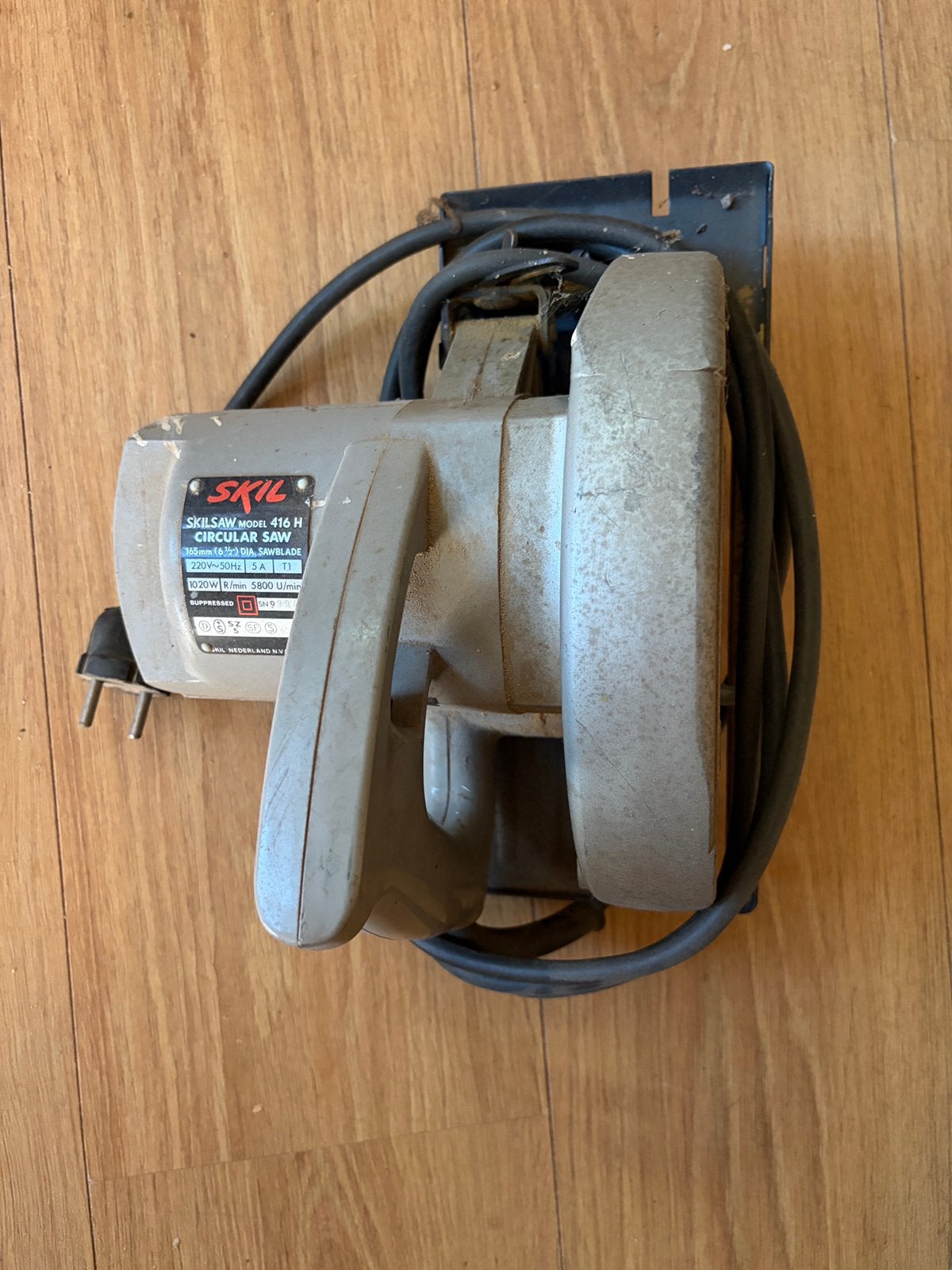 Skil 416H cirkelzaag 1020W, Gebruikt, Cirkelzaag, 600 tot 1200 watt, Ophalen of Verzenden