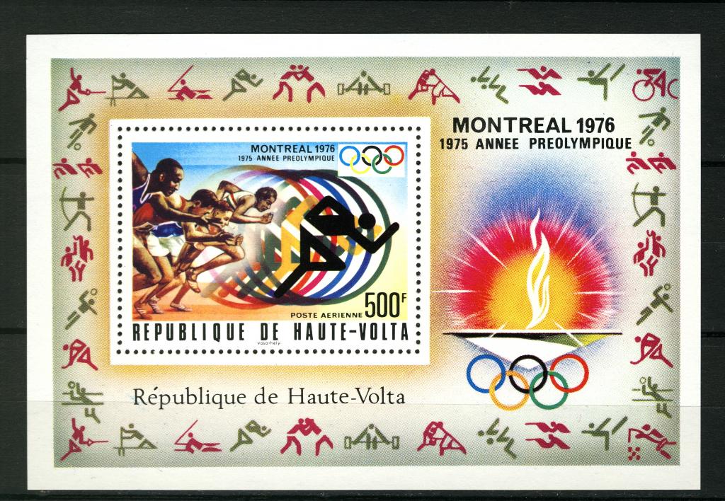 Opper-Volta 1976, Olympische Spelen Montreal **, MNH, Ophalen of Verzenden, Postfris, Sport
