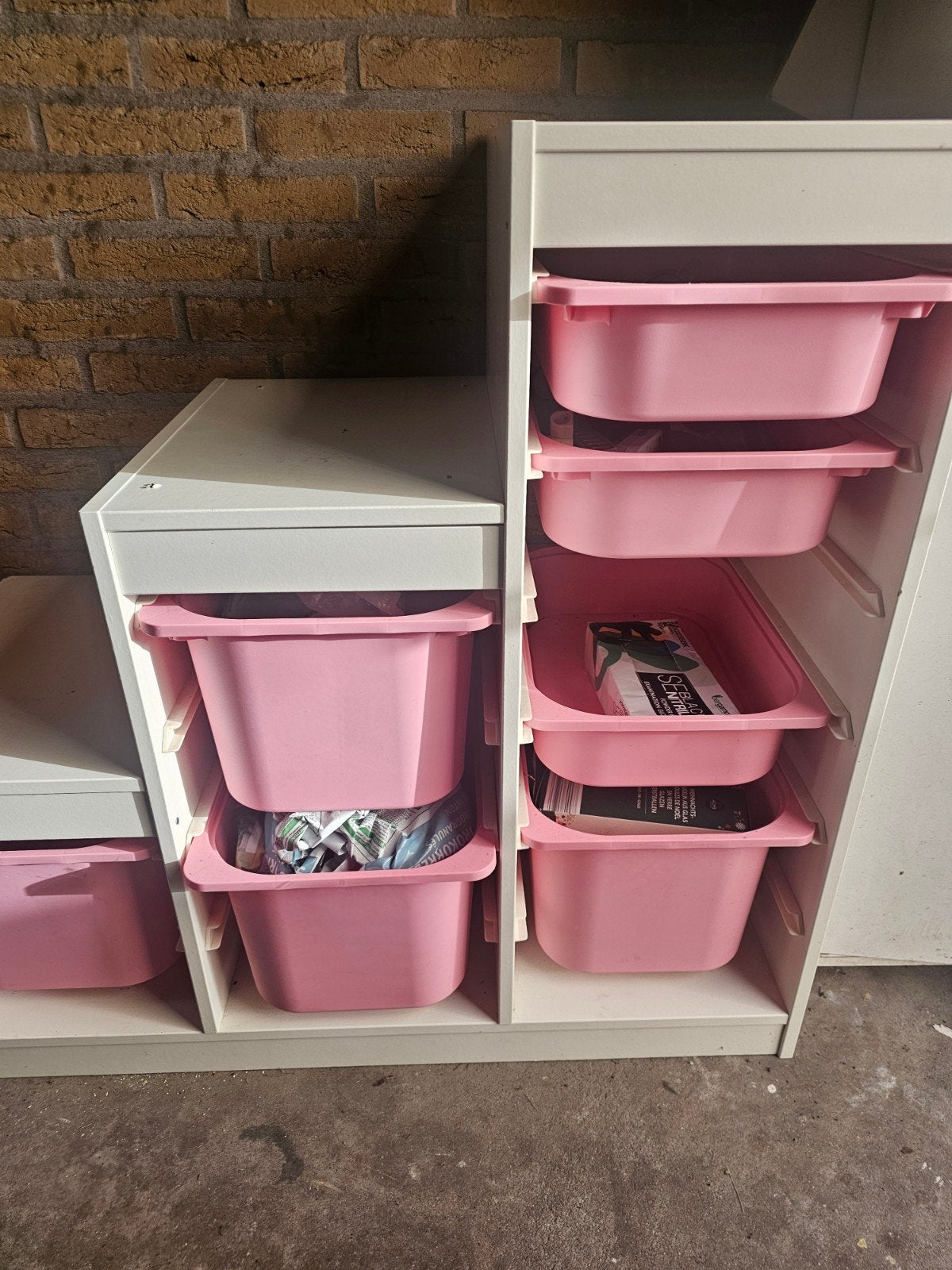 IKEA Trofast opbergkast met roze bakken, Ophalen of Verzenden