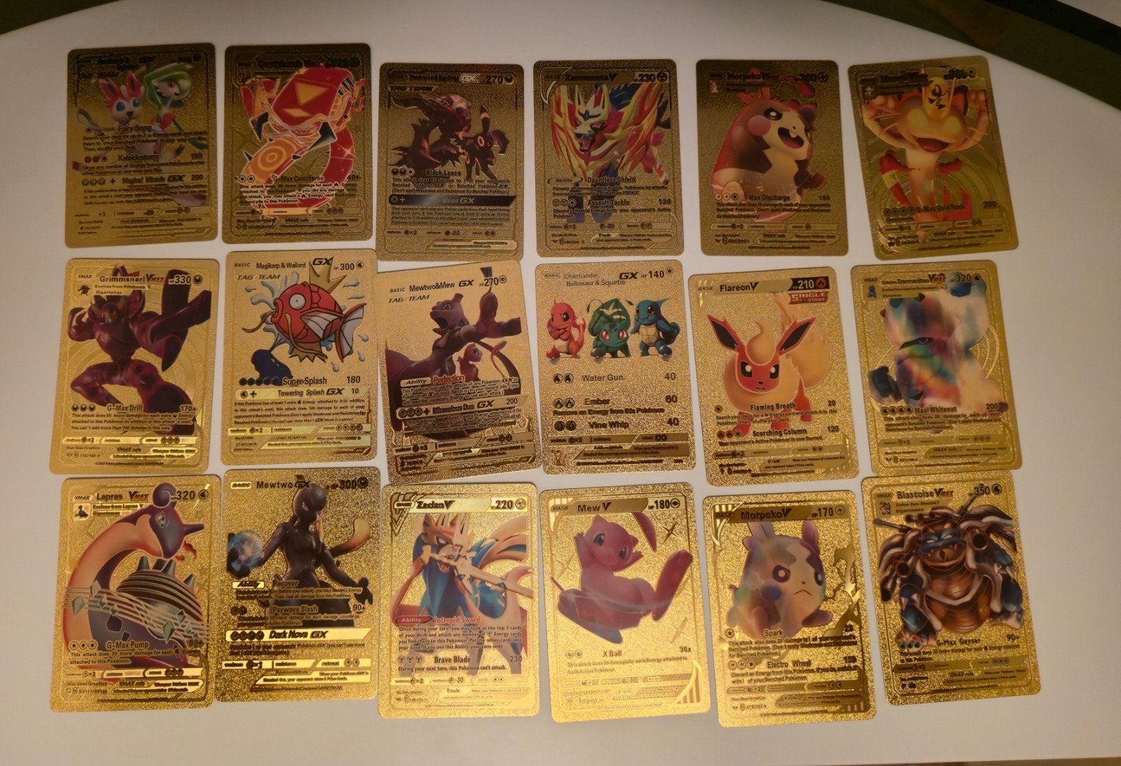 Pokemon gold cards set, Hobby en Vrije tijd, Stickers en Plaatjes, Ophalen of Verzenden, Meerdere plaatjes