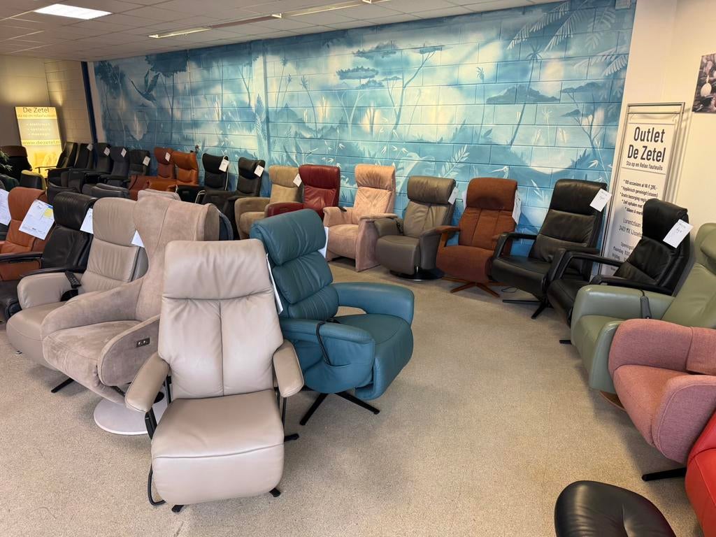 Meubelzorg outlet sta op stoelen en relax fauteuils, Ophalen of Verzenden, Gratis bezorging regio Utrecht met garantie