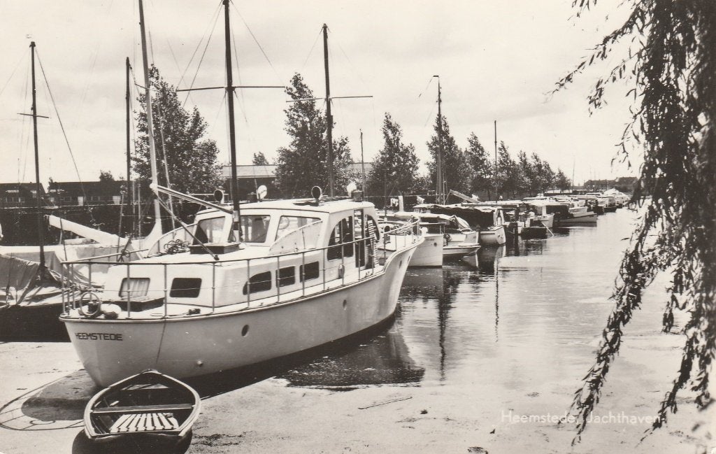 Heemstede   Jachthaven, Ophalen of Verzenden, 1940 tot 1960, Gelopen, Noord-Holland