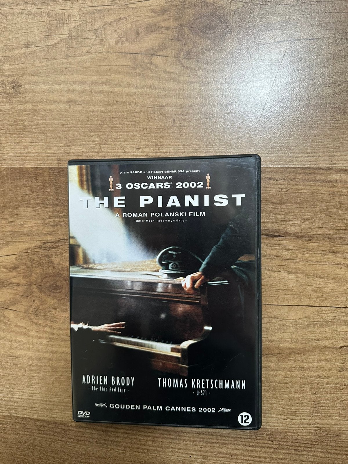 The Pianist uit 2002, geregisseerd door Roman Polanski., Vanaf 16 jaar, Ophalen of Verzenden, Zo goed als nieuw