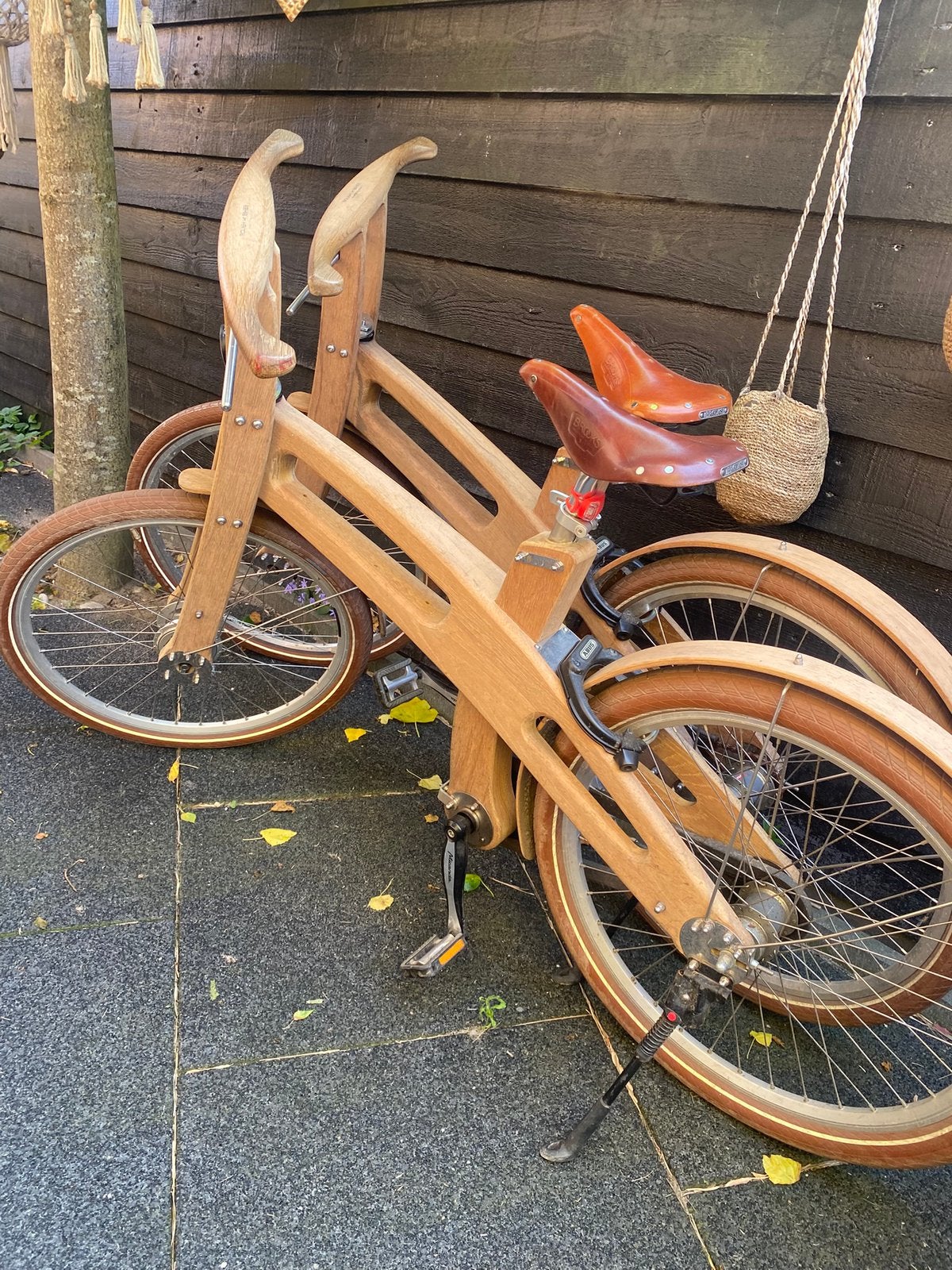 Bough houten fiets, Ophalen of Verzenden, Zo goed als nieuw, Staal