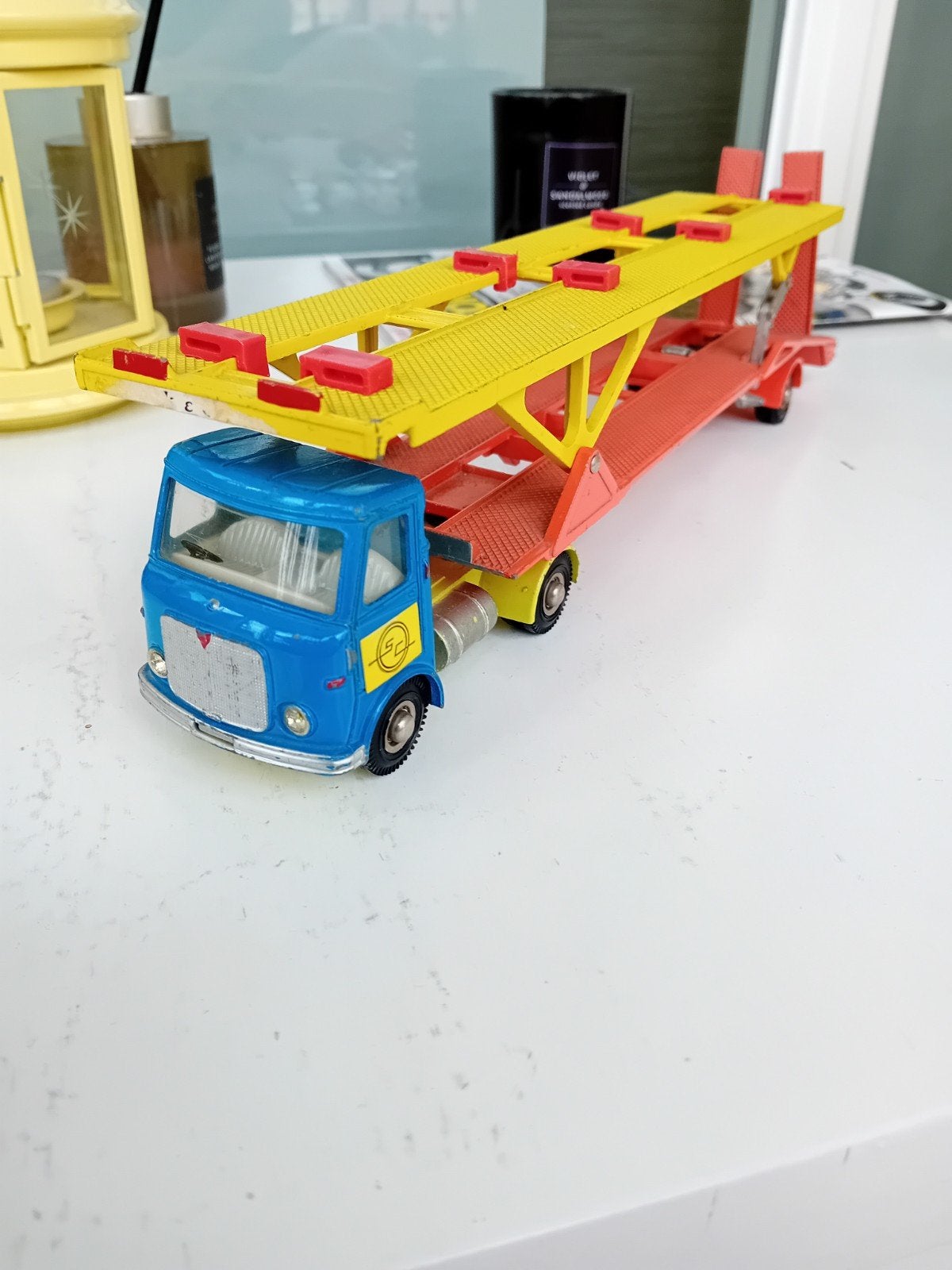 Dinky toys AEC Hoynor Car Transporter., Ophalen of Verzenden, Zo goed als nieuw, Dinky Toys