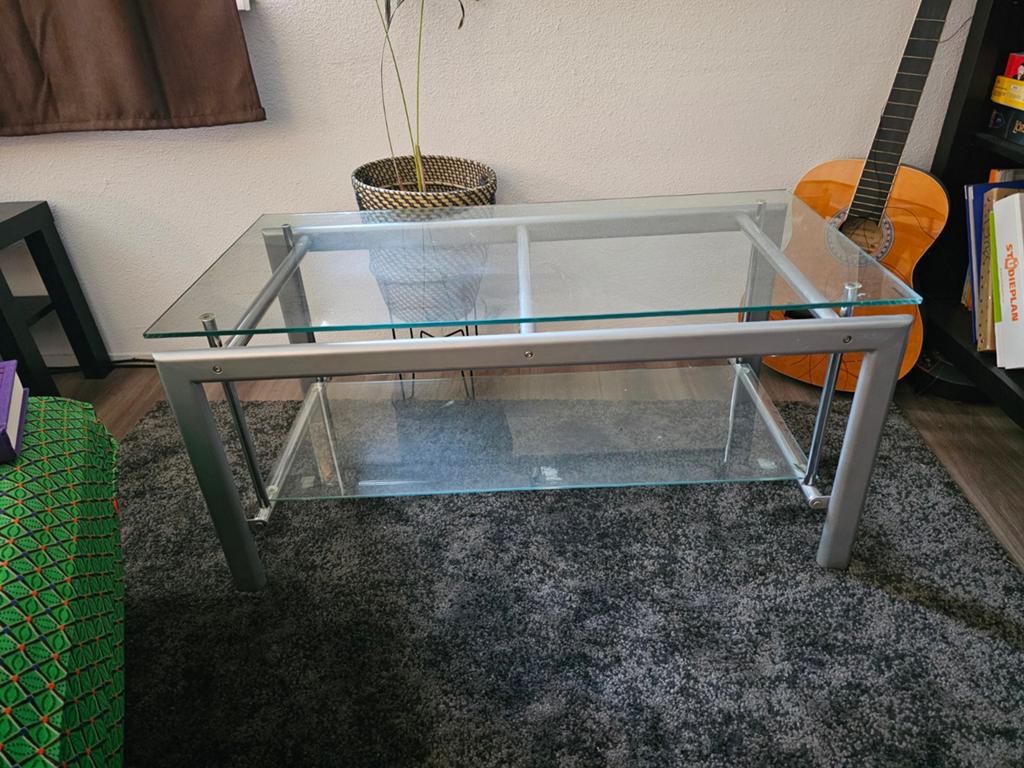 Salon tafel, Huis en Inrichting, Tafels | Salontafels, Gebruikt, 100 tot 150 cm, Minder dan 50 cm, Rechthoekig