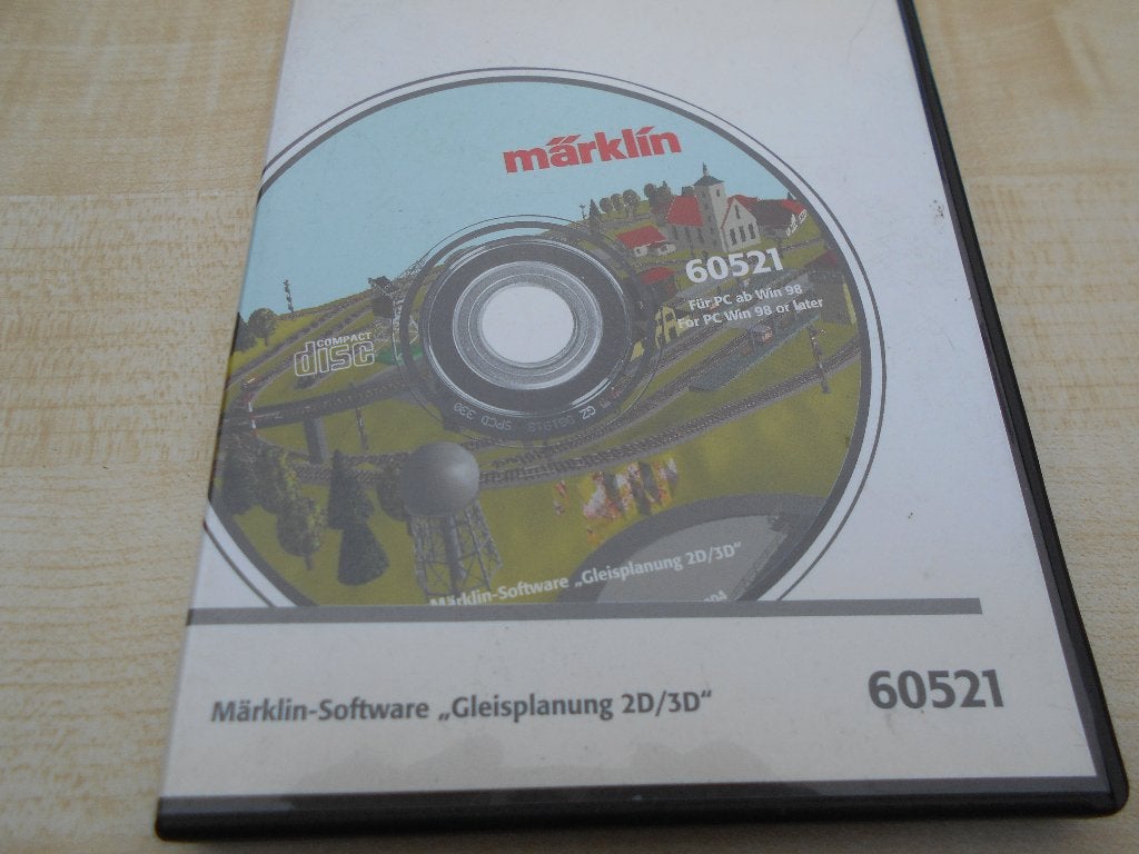 marklin software " gleisplanung 2D/3D " 60521, Wisselstroom, Overige typen, Ophalen of Verzenden, Zo goed als nieuw