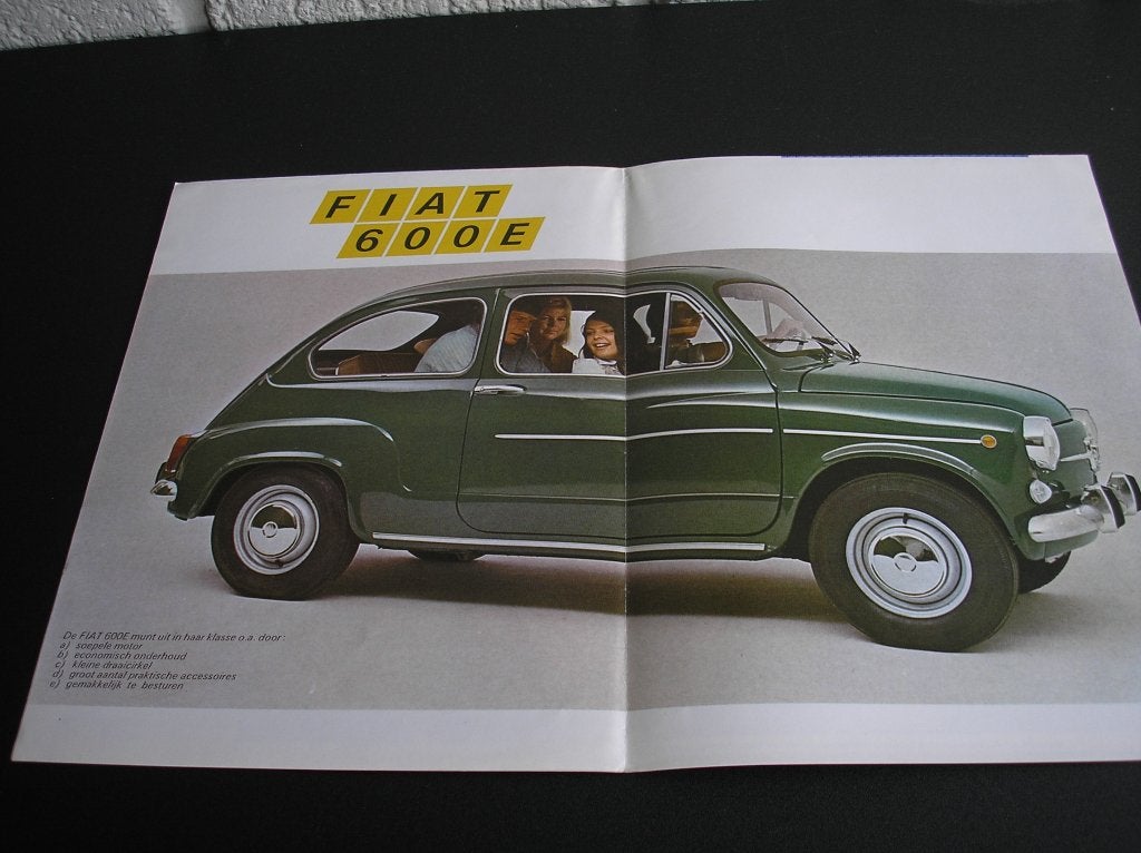 Fiat 600 E, Ophalen of Verzenden, Gelezen, Overige merken