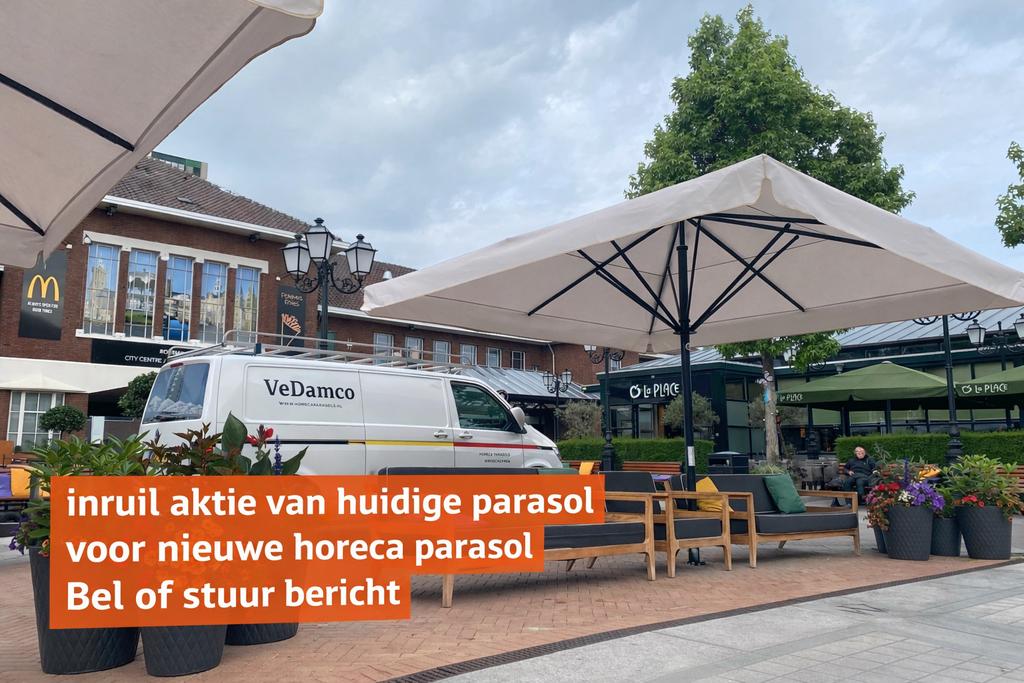 De parasol specialist, Tuin en Terras, Ophalen of Verzenden