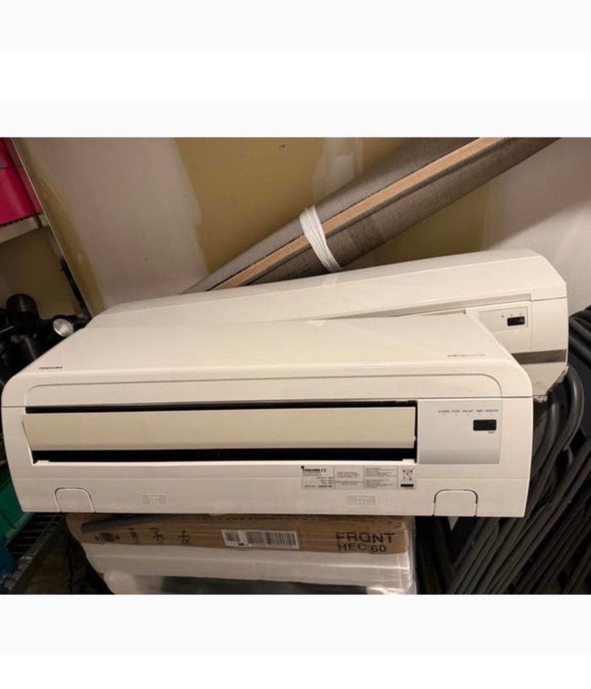 Toshiba binnen unit, Minder dan 60 m³, 3 snelheden of meer, Ophalen of Verzenden, Zo goed als nieuw