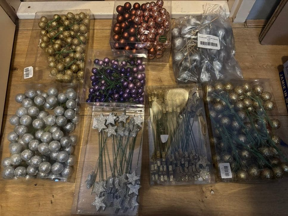 Kerstversiering voor kerststukken, Diversen, Ophalen of Verzenden, Nieuw