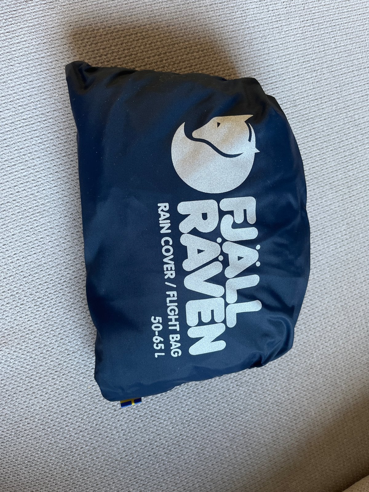 Fjall raven rain cover/ flight bag 50-65 liter, Ophalen of Verzenden, Rugzak