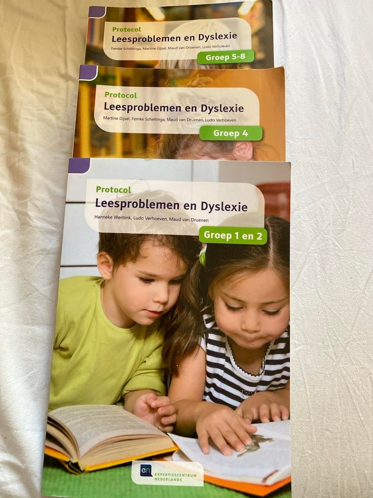 Protocol Leesproblemen en Dyslexie (3 boeken), Ophalen of Verzenden, Zo goed als nieuw, Overige niveaus, Overige vakken