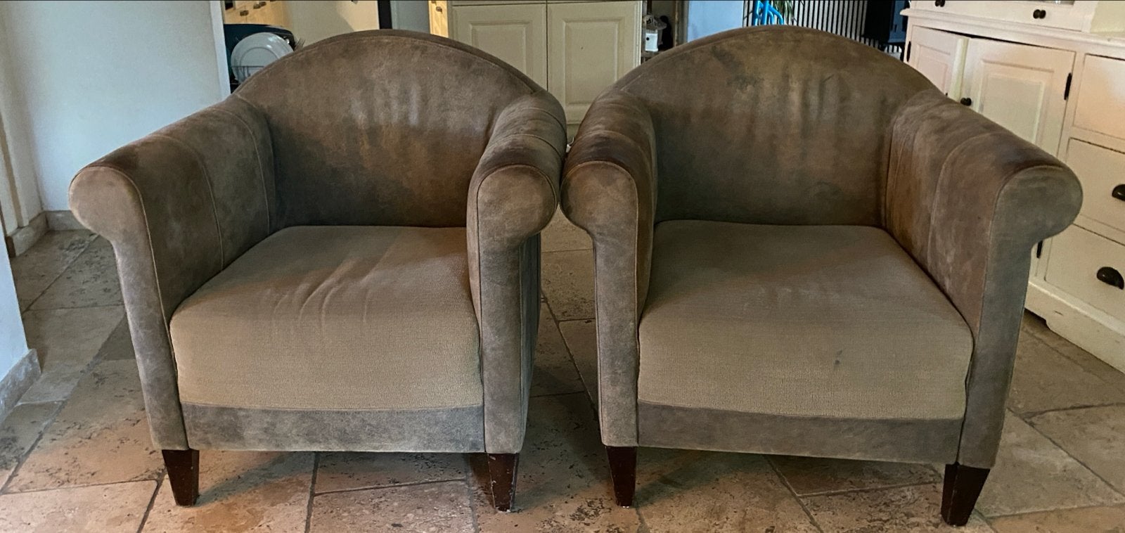 Twee comfortabele fauteuils, Huis en Inrichting, Ophalen, Gebruikt, Twee, Overige kleuren