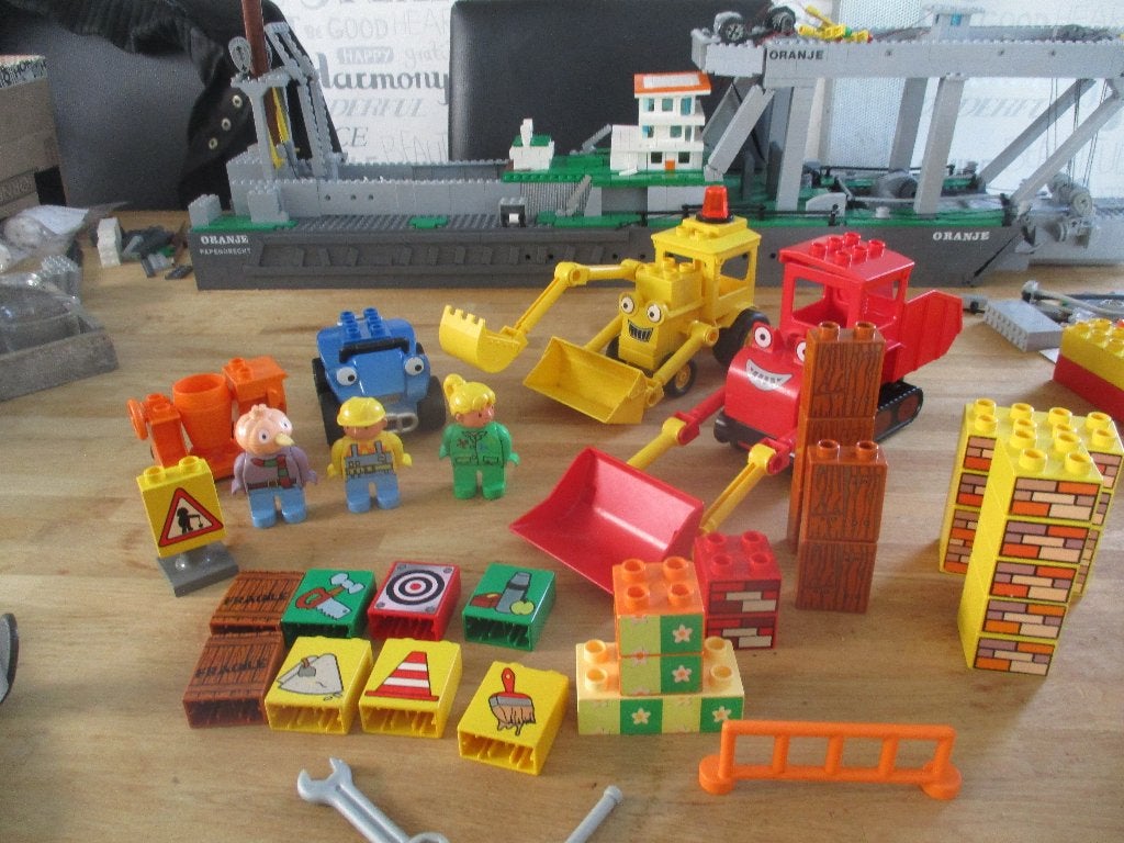 ZEER GROTE DUPLO SET BOB DE BOUWER, Gebruikt, Overige thema's, Ophalen of Verzenden, Compleet