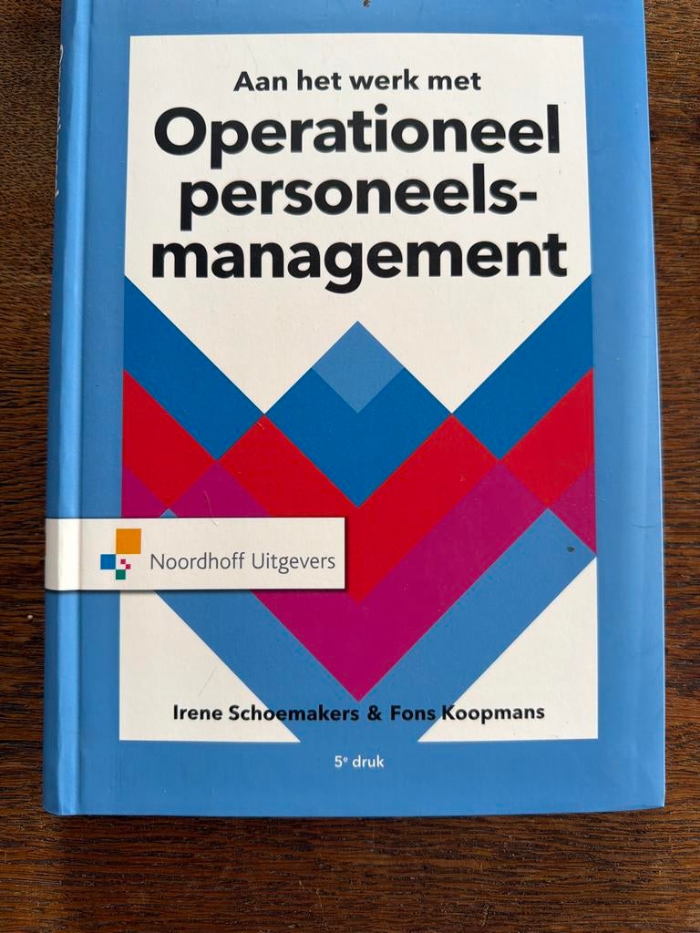 Aan het werk met Operationeel personeelsmanagement, Boeken, Ophalen of Verzenden, Gamma, Gelezen, HBO
