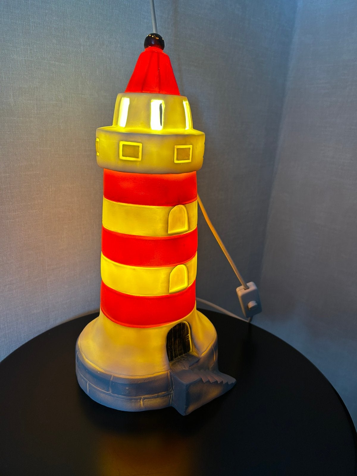 Heico vuurtoren lamp., Ophalen, Zo goed als nieuw, Minder dan 50 cm